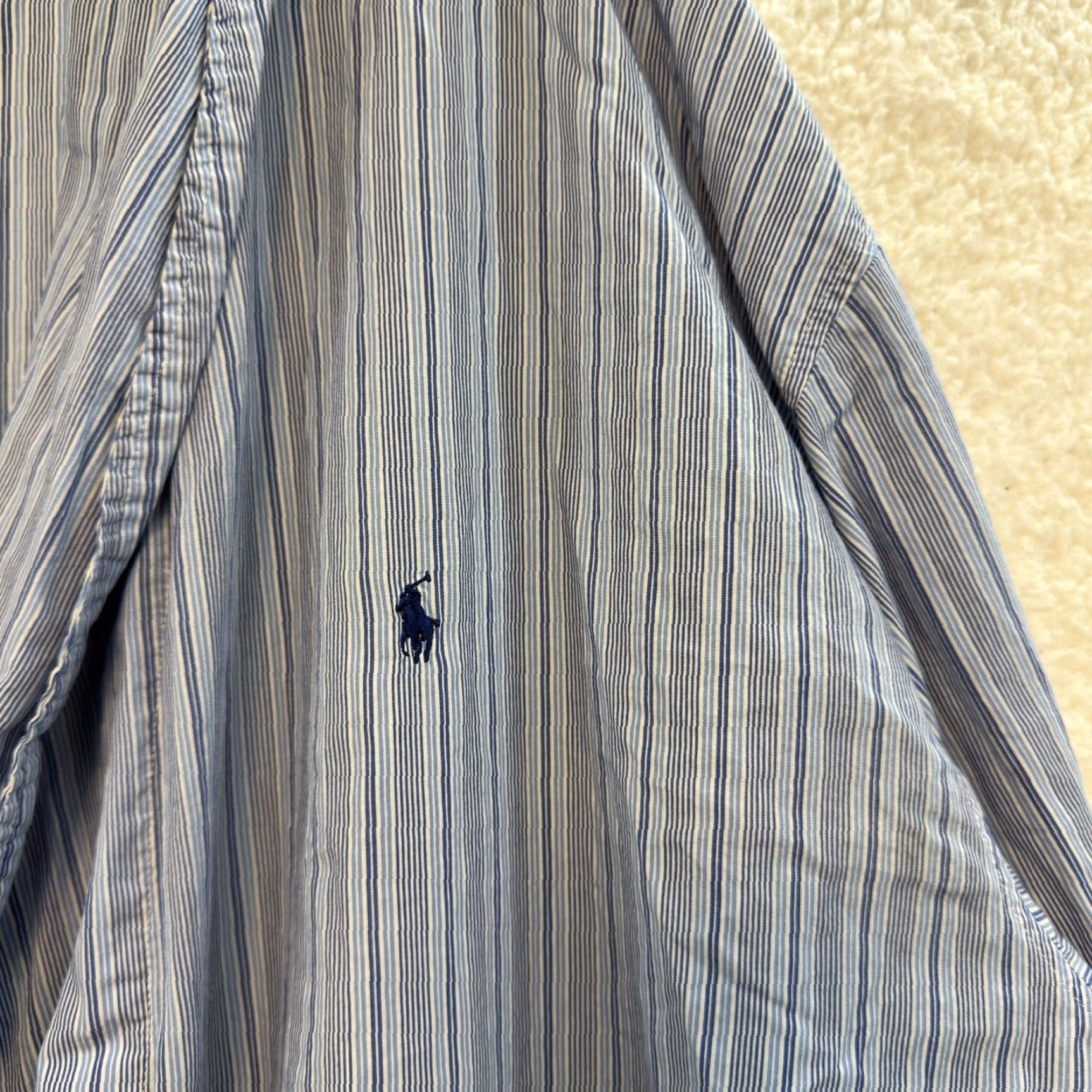 Polo Ralph Lauren Polo Ralph Lauren Robe Pajama Pants XL Blue Pinstripe Vertical Stripe Mens Size US XL / EU 56 / 4 - 4 Thumbnail