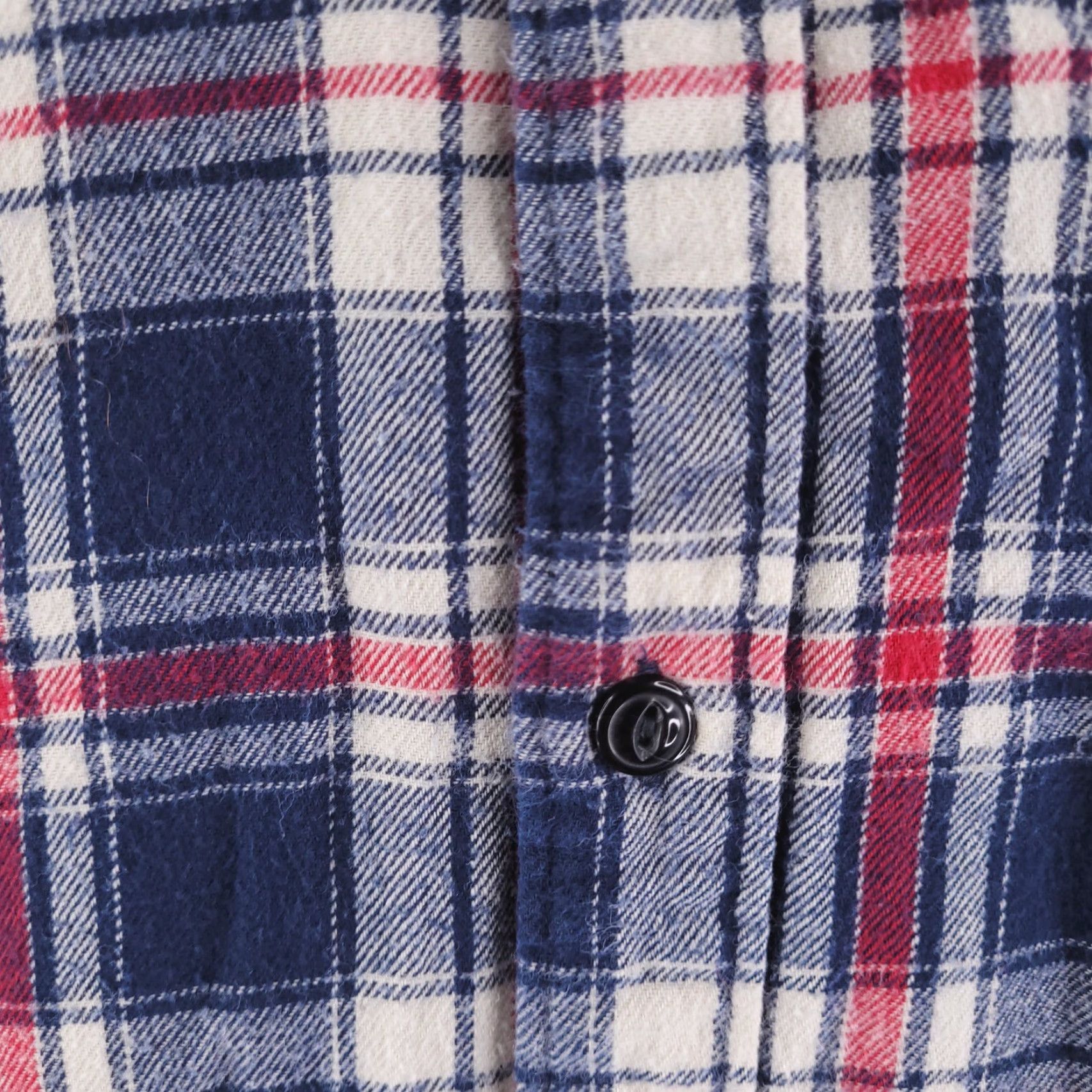 H&M H&M Logg Shirt XL Slim Blue Flannel Button-Up Long Sleeve Mens Casual Cotton Size US XL / EU 56 / 4 - 3 Thumbnail