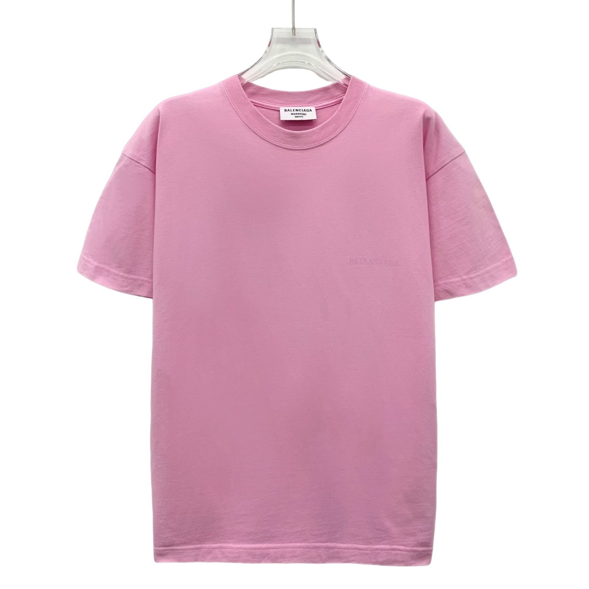 Balenciaga Balenciaga Pink Logo T-Shirt XS Size US XS / EU 42 / 0 - 1 Thumbnail