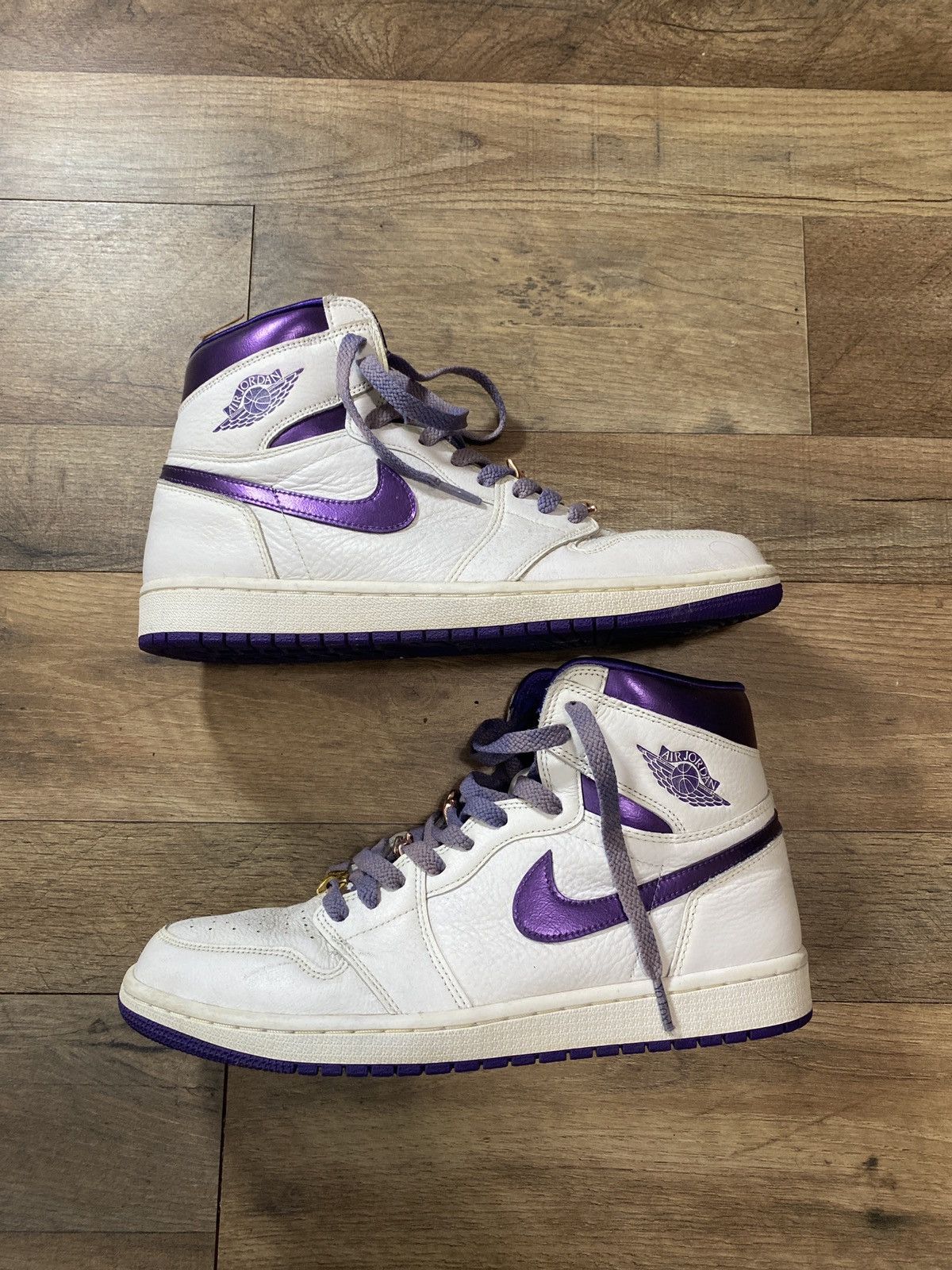 Jordan Brand Jordan 1 “Court Purple” Wmns Custom 85 ft. Foxtrott Laces Size US 10 / EU 43 - 1 Thumbnail