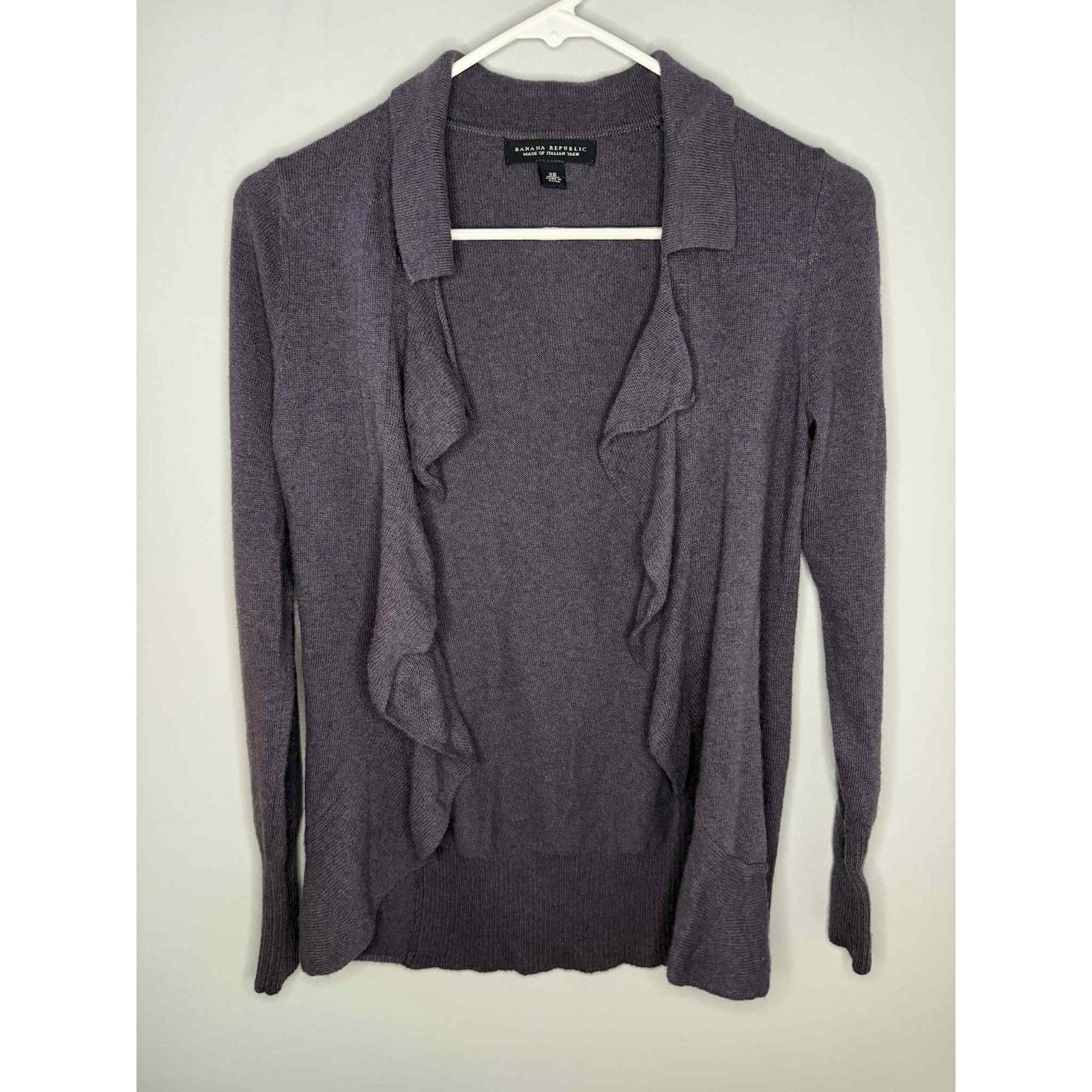 Banana Republic Banana Republic Wool Blend Cardigan Sweater Brown XS Size XS / US 0-2 / IT 36-38 - 1 Thumbnail