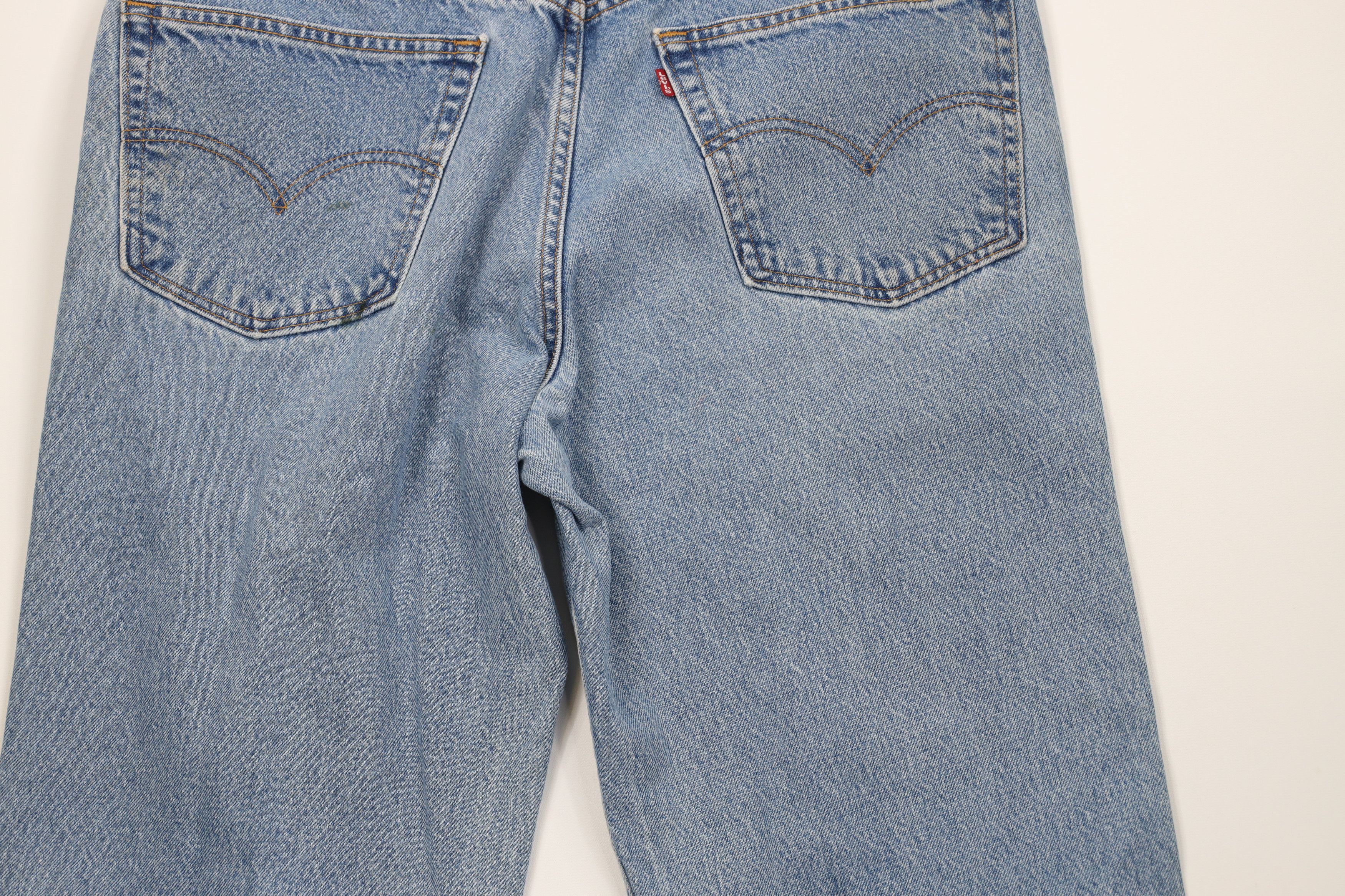 Levi's Vintage Y2K 2002 Levis Relaxed Fit Straight Leg Denim Jeans Size US 38 / EU 54 - 11 Thumbnail