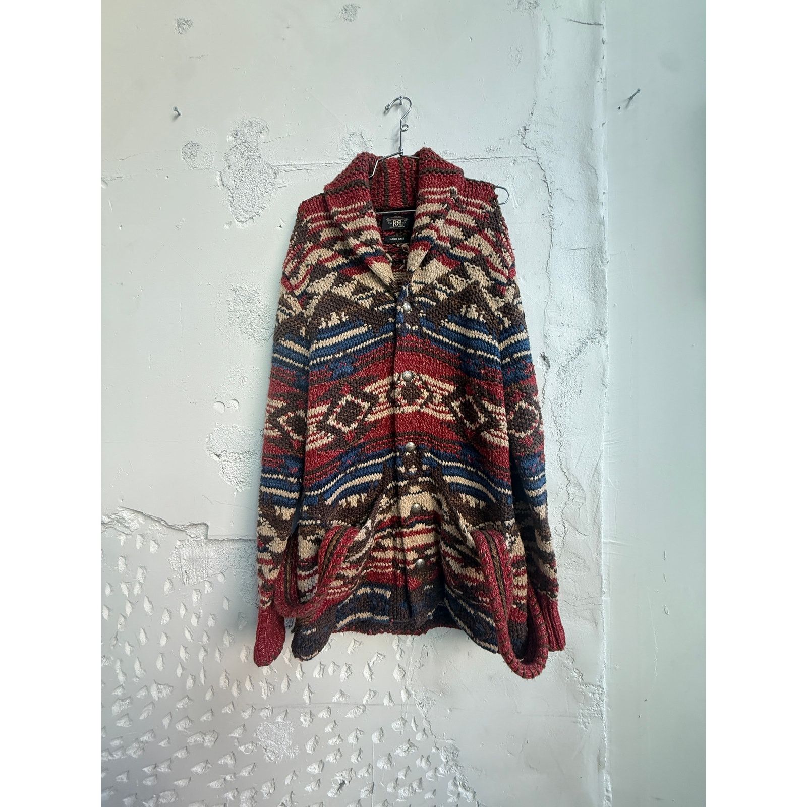 RRL Ralph Lauren Ralph Lauren RRL Hand Knit Ranch Cardigan double rl Size US M / EU 48-50 / 2 - 1 Thumbnail