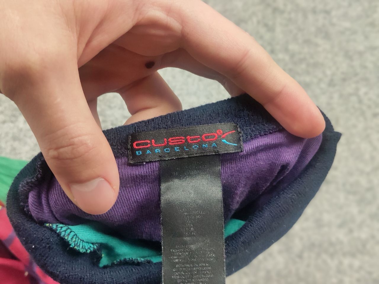 Custo Barcelona Vintage Y2K Pop Art Long sleeve Top Hysteric