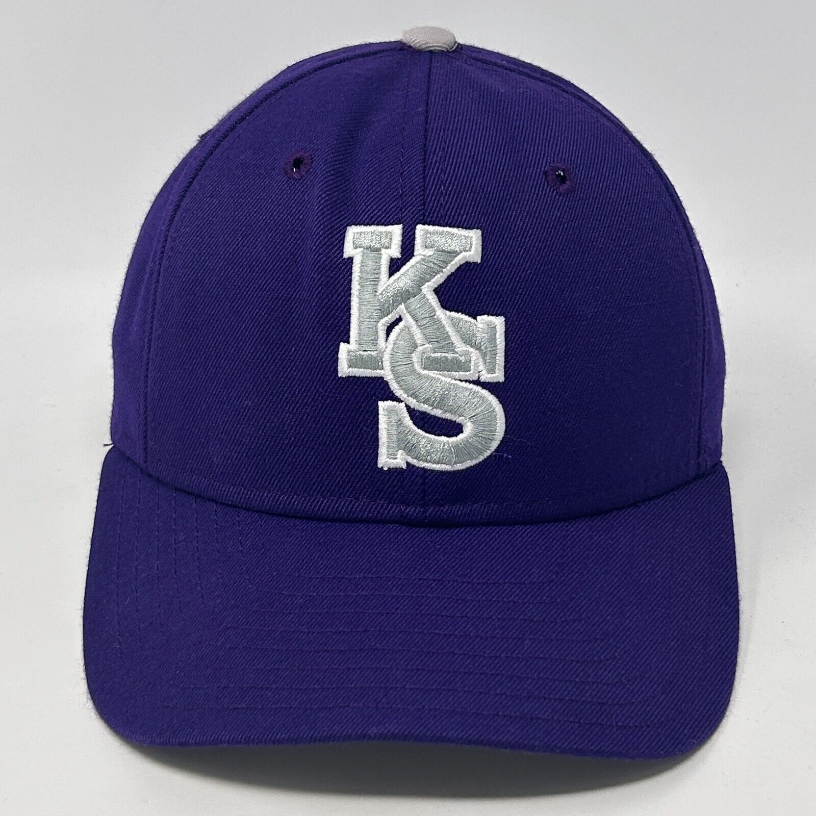 Delong Vintage Kansas State Wildcats Hat Baseball Cap Purple 7 1/4 Size ONE SIZE - 1 Thumbnail