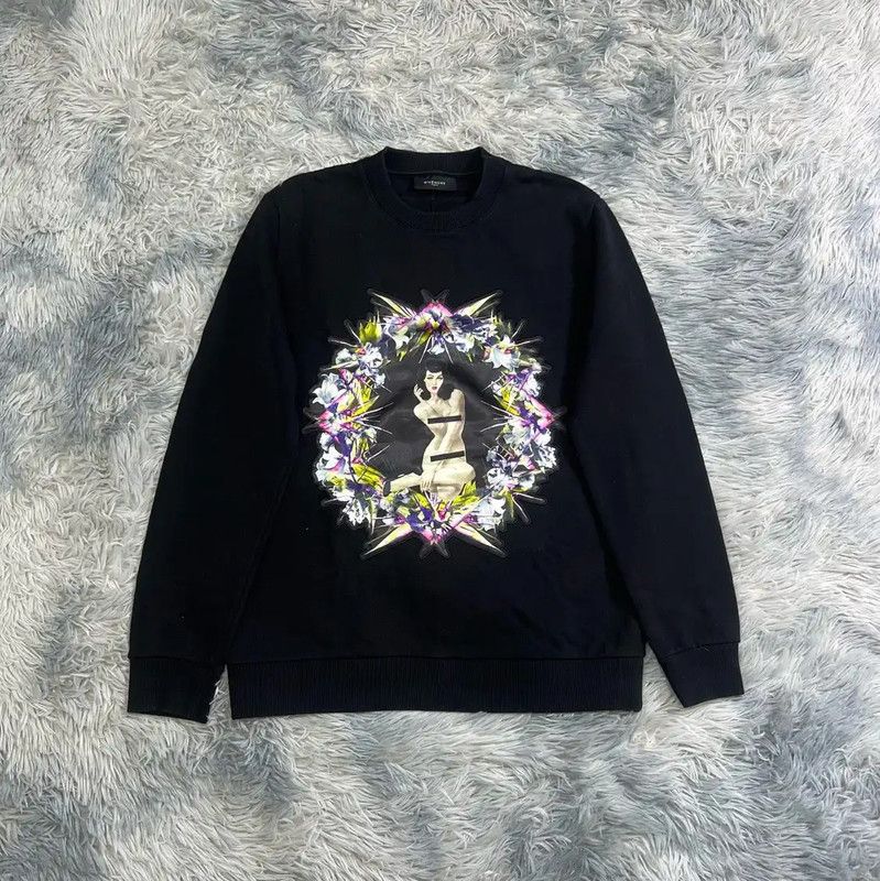 Givenchy Givenchy Black Cotton Men's Sweatshirt 0089 Size US S / EU 44-46 / 1 - 1 Thumbnail