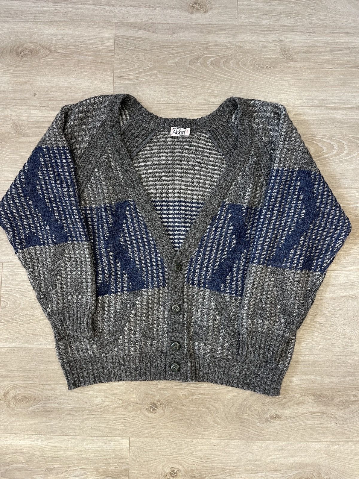 Vintage Vintage Aldani Milano Chunky Knit Cardigan Made In Italy S-M Size US S / EU 44-46 / 1 - 8 Thumbnail