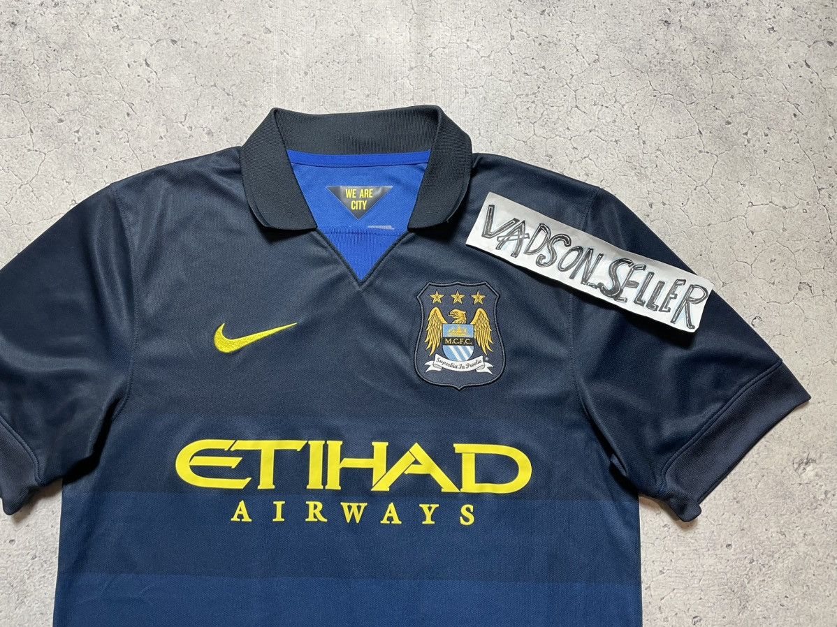Nike Vintage Nike FC Manchester City 2014-2015 Soccer Jersey Size US S / EU 44-46 / 1 - 7 Thumbnail