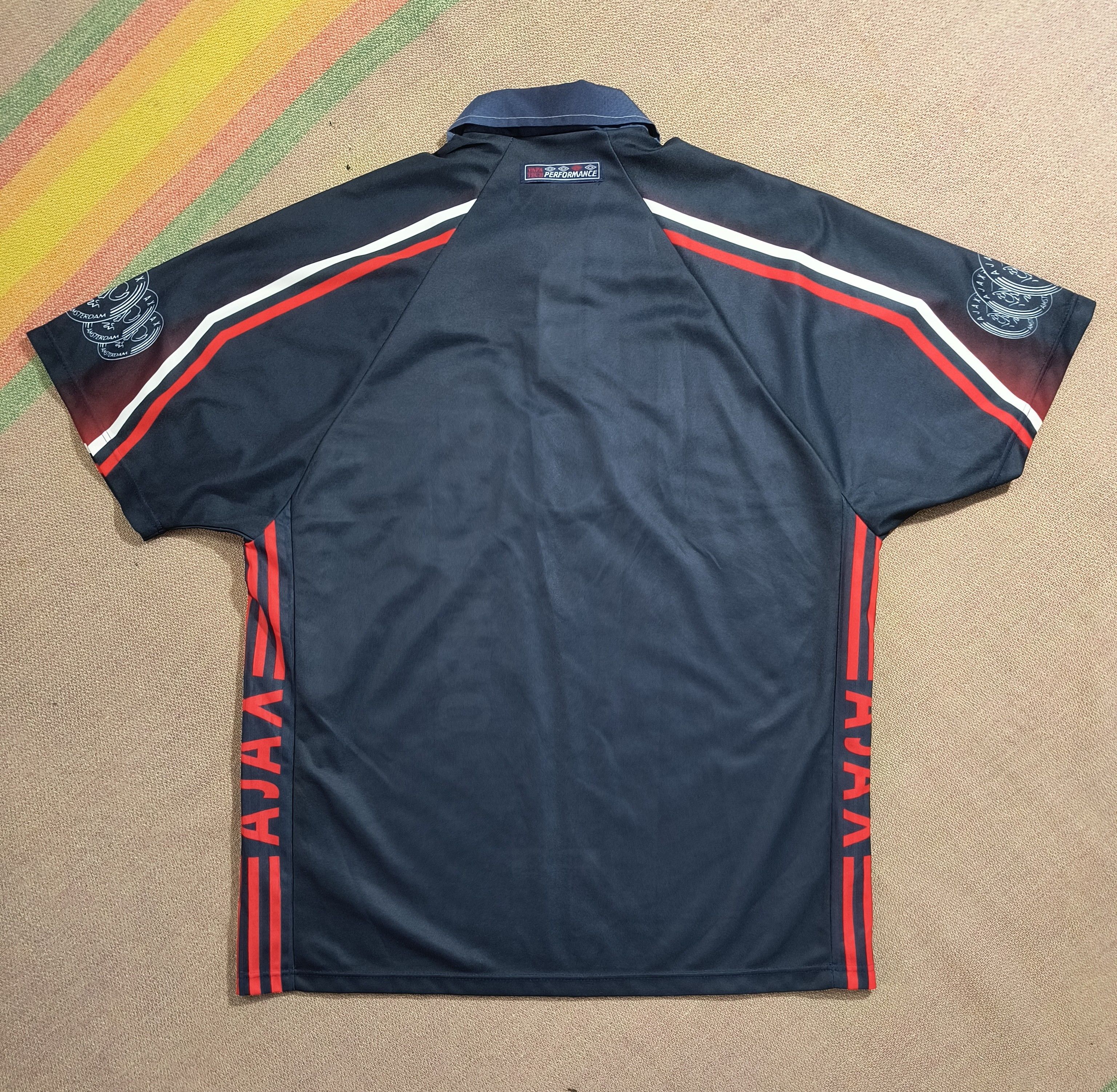 Umbro VNDS Vintage Umbro Ajax Amsterdam away jersey 1996 Size US XL / EU 56 / 4 - 7 Thumbnail