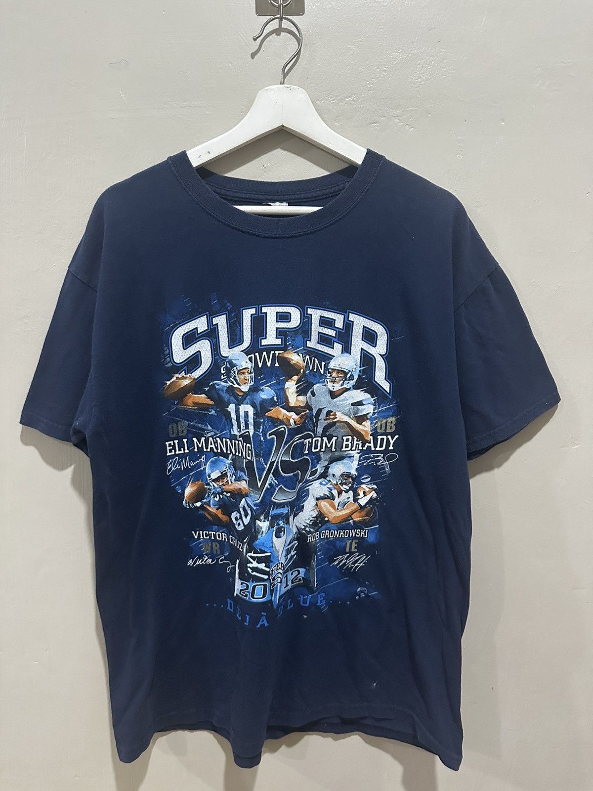 Vintage Vintage Super Bawl x Tshirt x 2012 Size US M / EU 48-50 / 2 - 1 Thumbnail