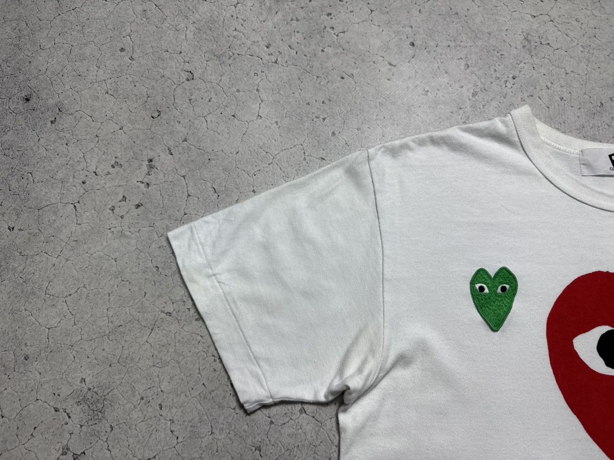 Comme des Garcons PLAY Play Comme Des Garcons Luxury T-Shirt Big Logo CDG Size US M / EU 48-50 / 2 - 3 Thumbnail