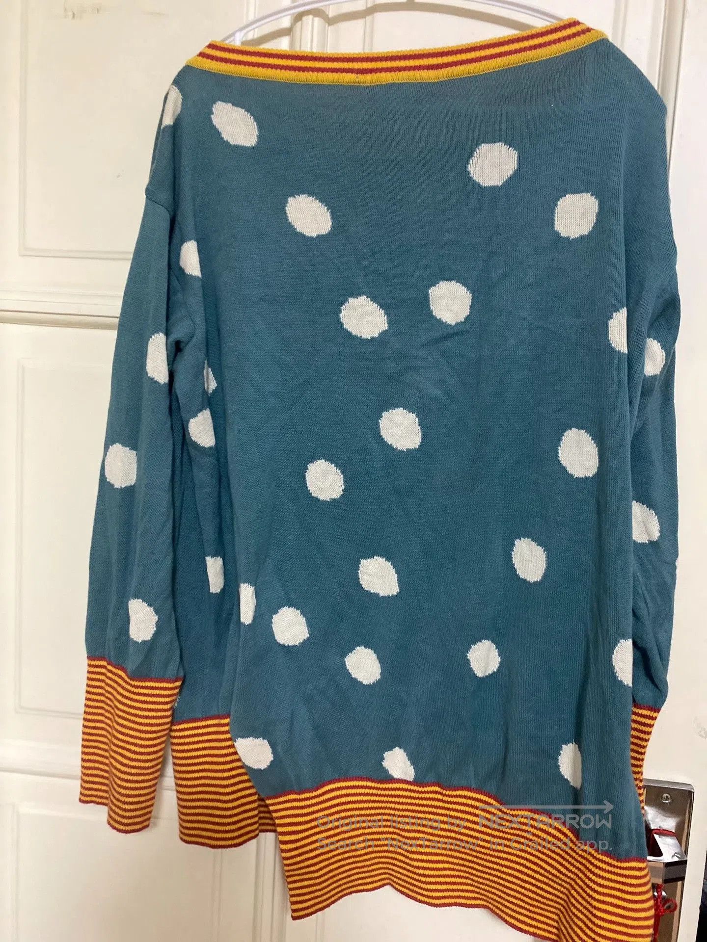 Vivienne Westwood Vivienne Westwood Puppy Blue Polka Dot Knit Coat. Size M / US 6-8 / IT 42-44 - 6 Thumbnail