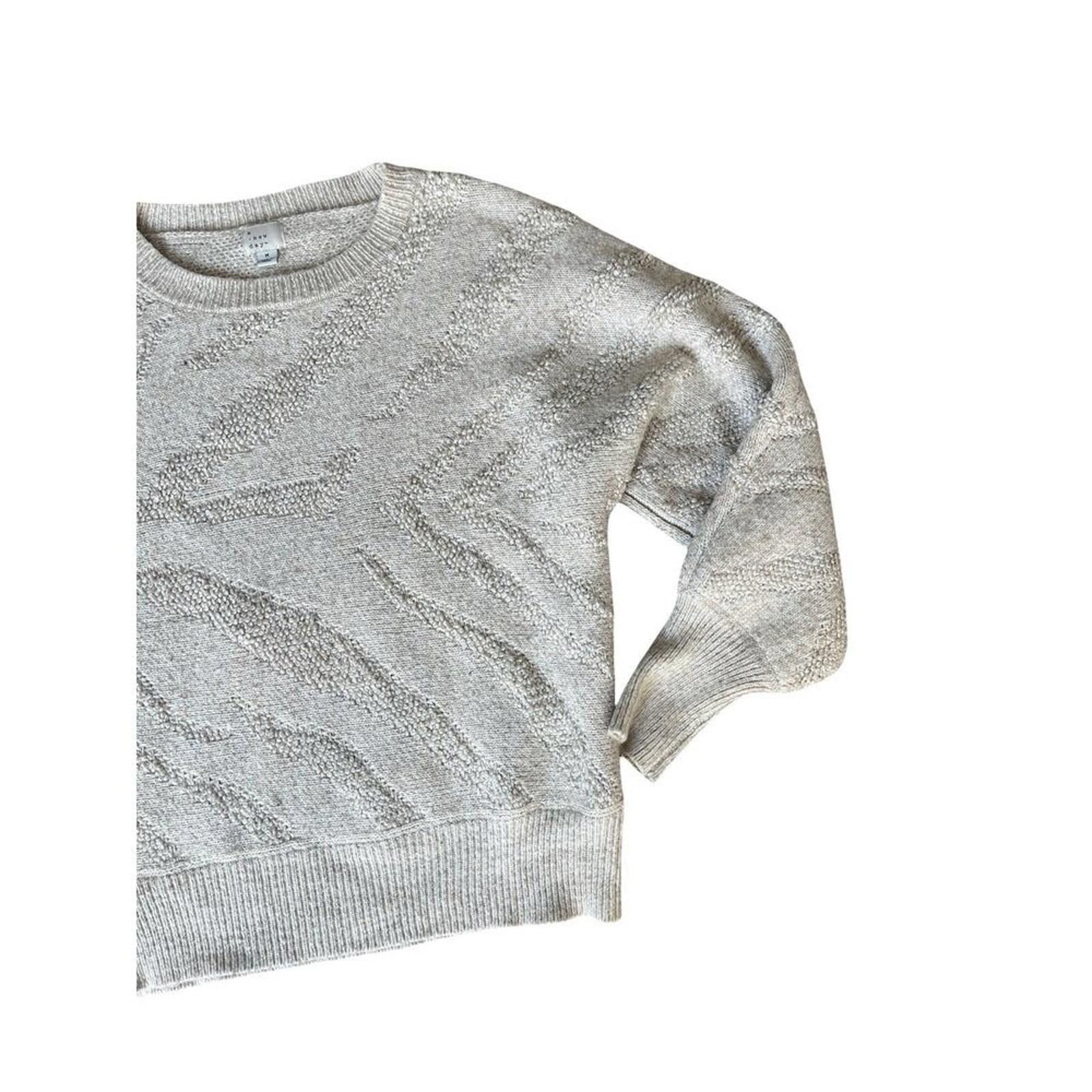 Other Cozy Women's Sweater - Soft Textured Knit Pullover Size M / US 6-8 / IT 42-44 - 3 Thumbnail