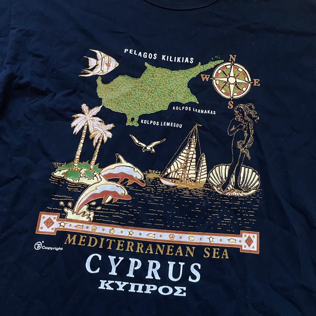 Other Cyprus T-shirt Bug Print Vintage y2k Traveler Tourist Size US S / EU 44-46 / 1 - 3 Thumbnail
