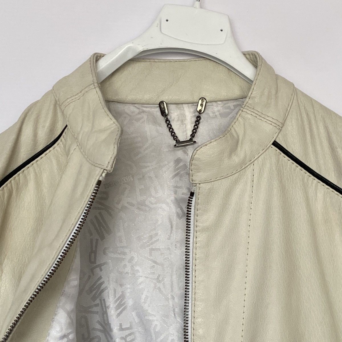 Dirk Bikkembergs Bikkembergs AvantGarde Real Leather Biker Jacket Size US M / EU 48-50 / 2 - 6 Thumbnail