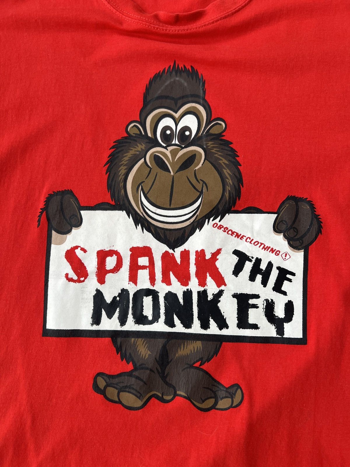 Other Obscene Clothing Spank The Monkey Tee Size US L / EU 52-54 / 3 - 4 Thumbnail