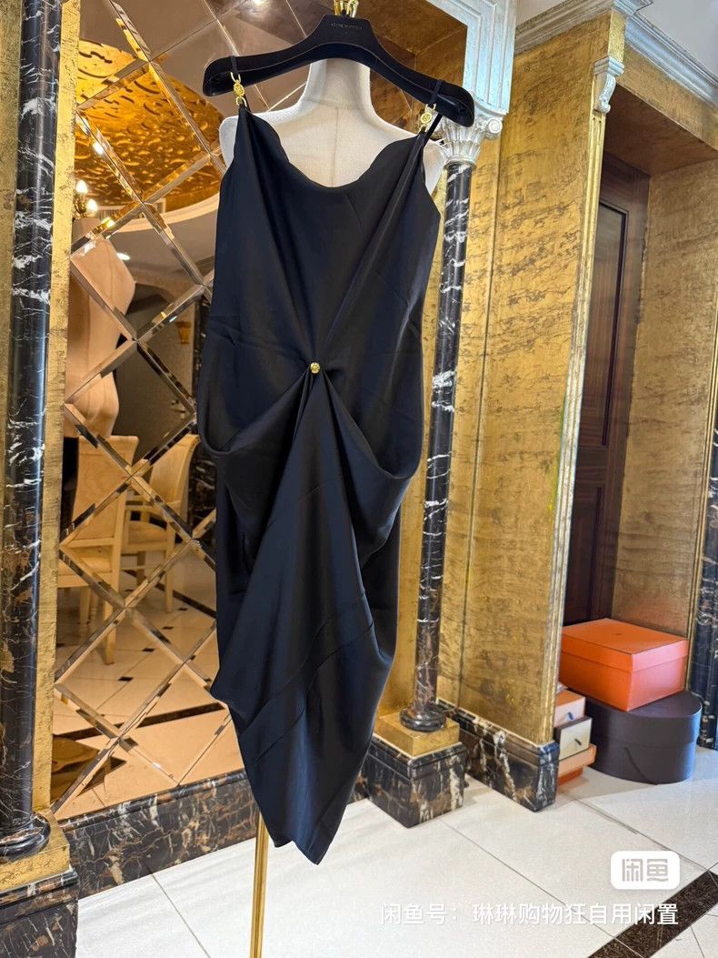 Versace Versace Black slip dress Size M / US 6-8 / IT 42-44 - 8 Thumbnail