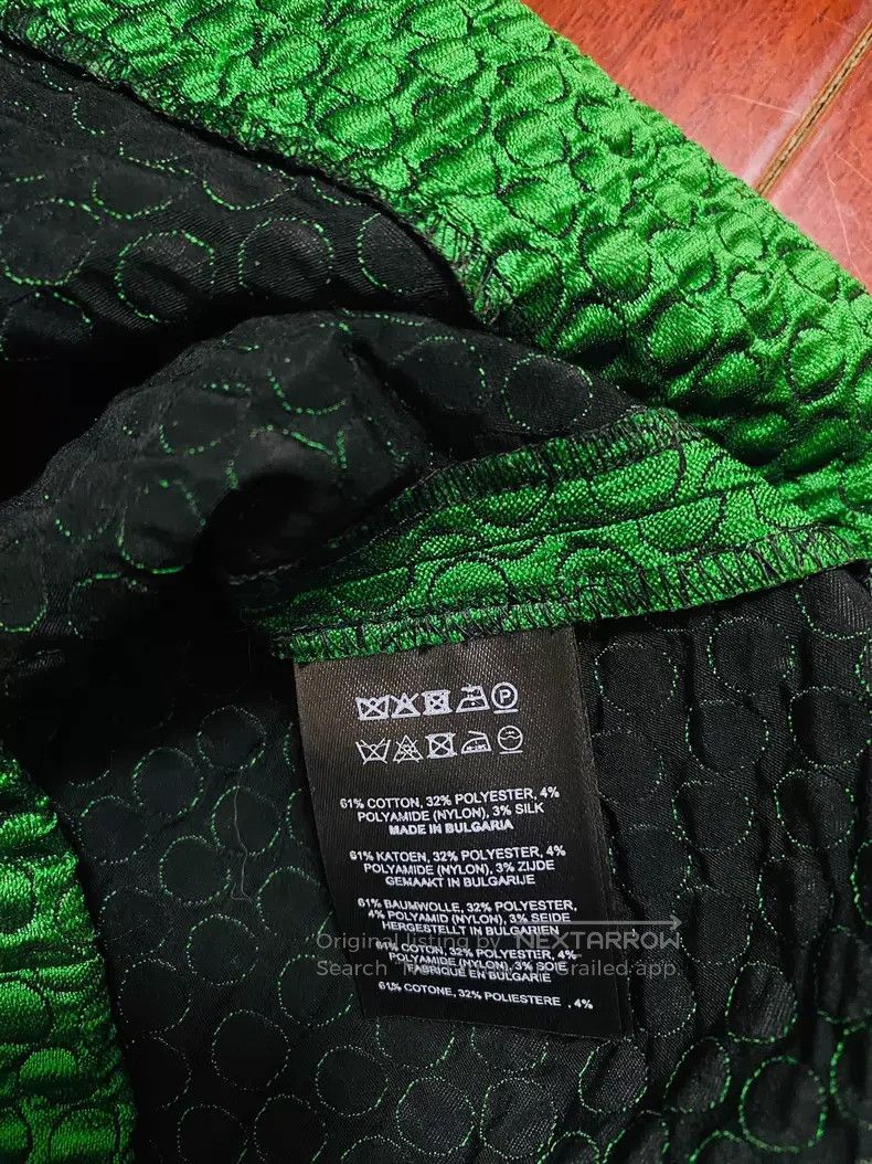 Dries Van Noten Dries Van Noten SIZE:34 Emerald Green Embossed Polka Dot St Size S / US 4 / IT 40 - 5 Thumbnail