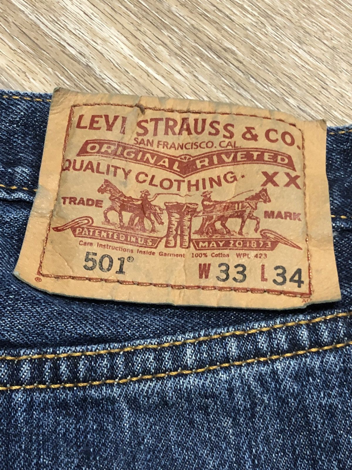 Levi's × Levi's Vintage Clothing × Vintage Y2K Levi’s 501 XX Jeans Size US 33 - 4 Thumbnail