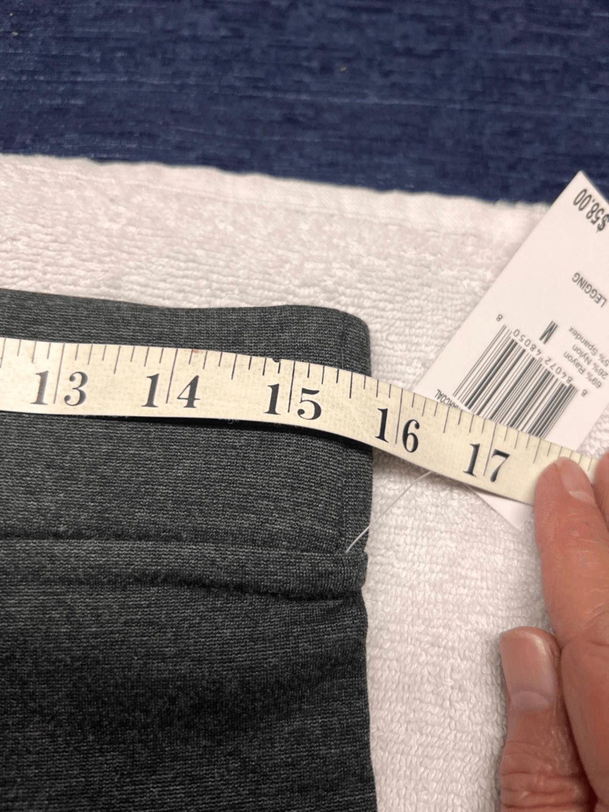 Designer Philosophy Gray Legging Sz M NWT Size 32" / US 10 / IT 46 - 6 Thumbnail