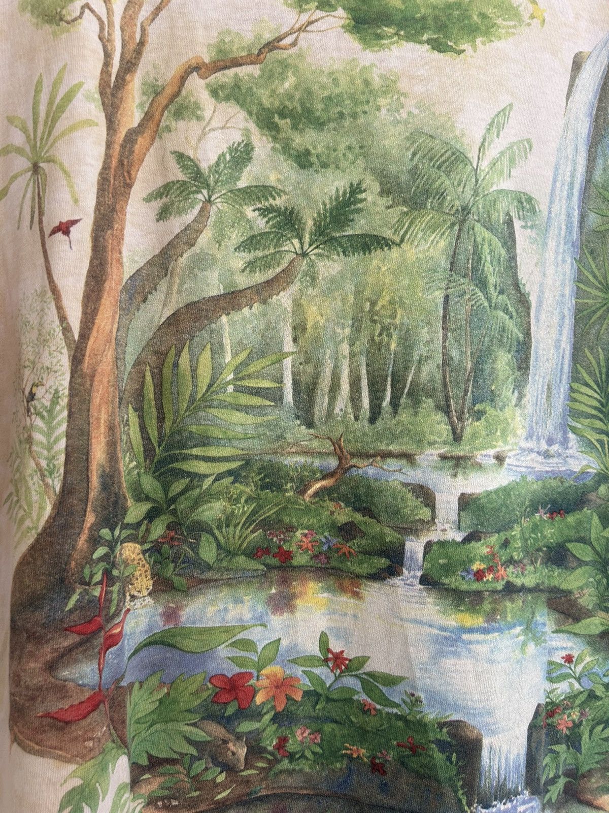 Liquid Blue Liquid Blue Rainforest Full Art Front & Back Graphic T-shirt Size US XL / EU 56 / 4 - 11 Thumbnail