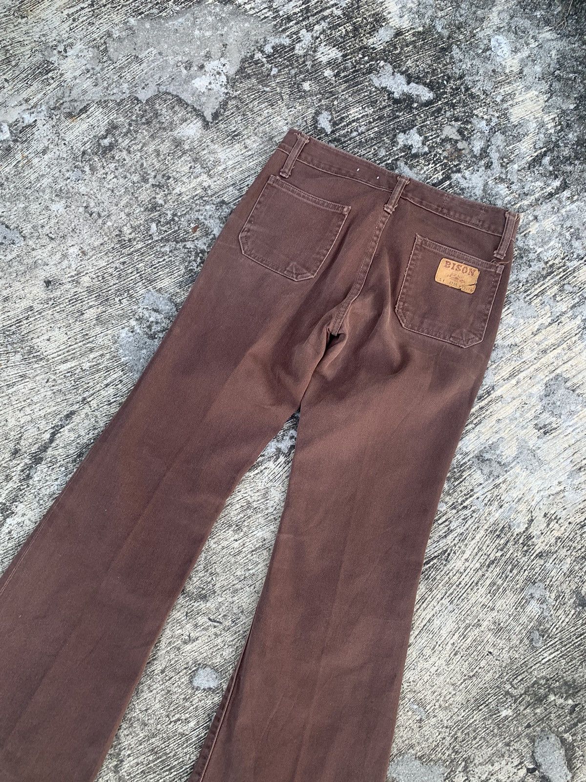 Blue Blue Japan Flare Bison western jeans brown bootcut pants Size 28" / US 6 / IT 42 - 11 Thumbnail