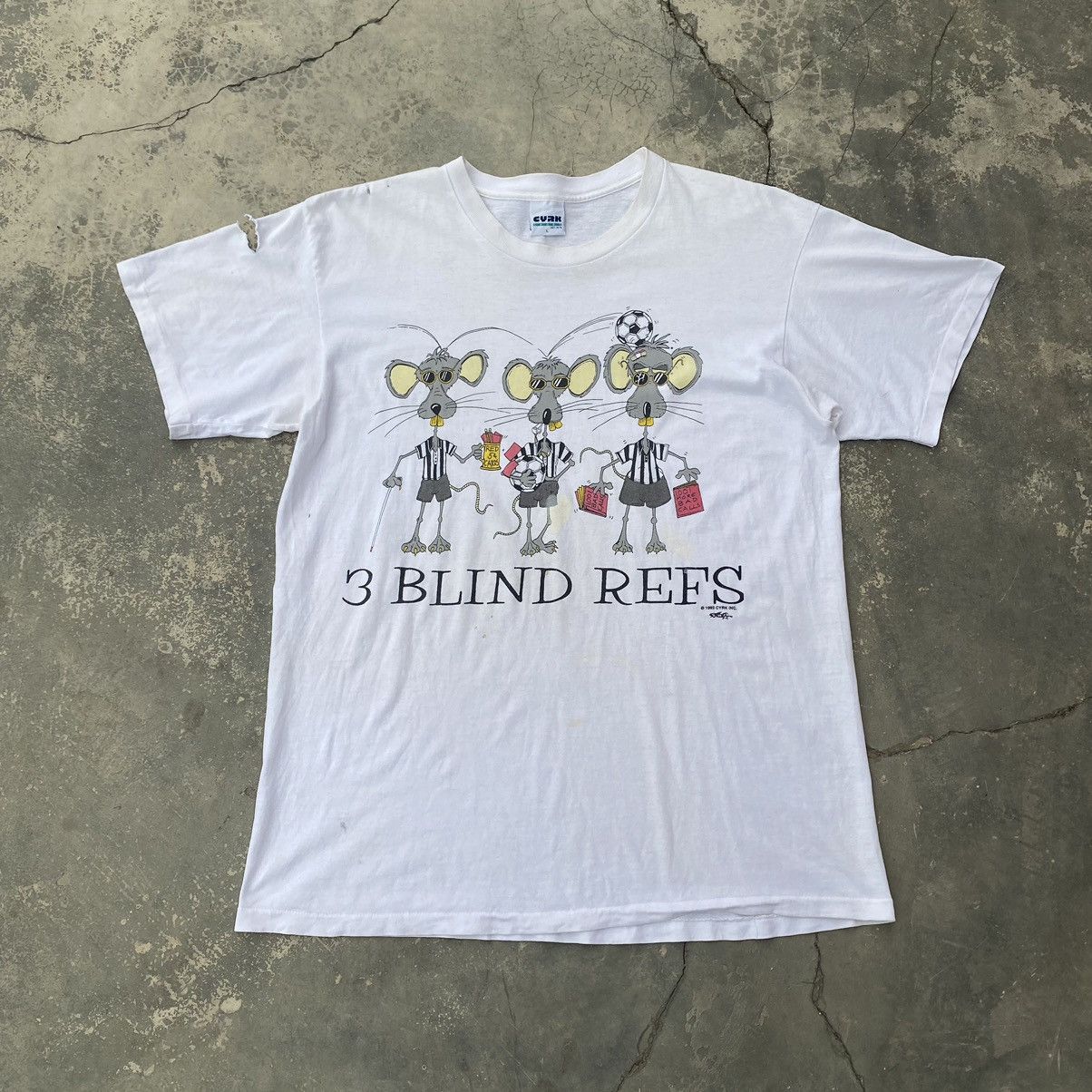 Seditionaries × Vintage ‘93 Three Blind Refs distressed tee GW011 Size US XL / EU 56 / 4 - 1 Thumbnail