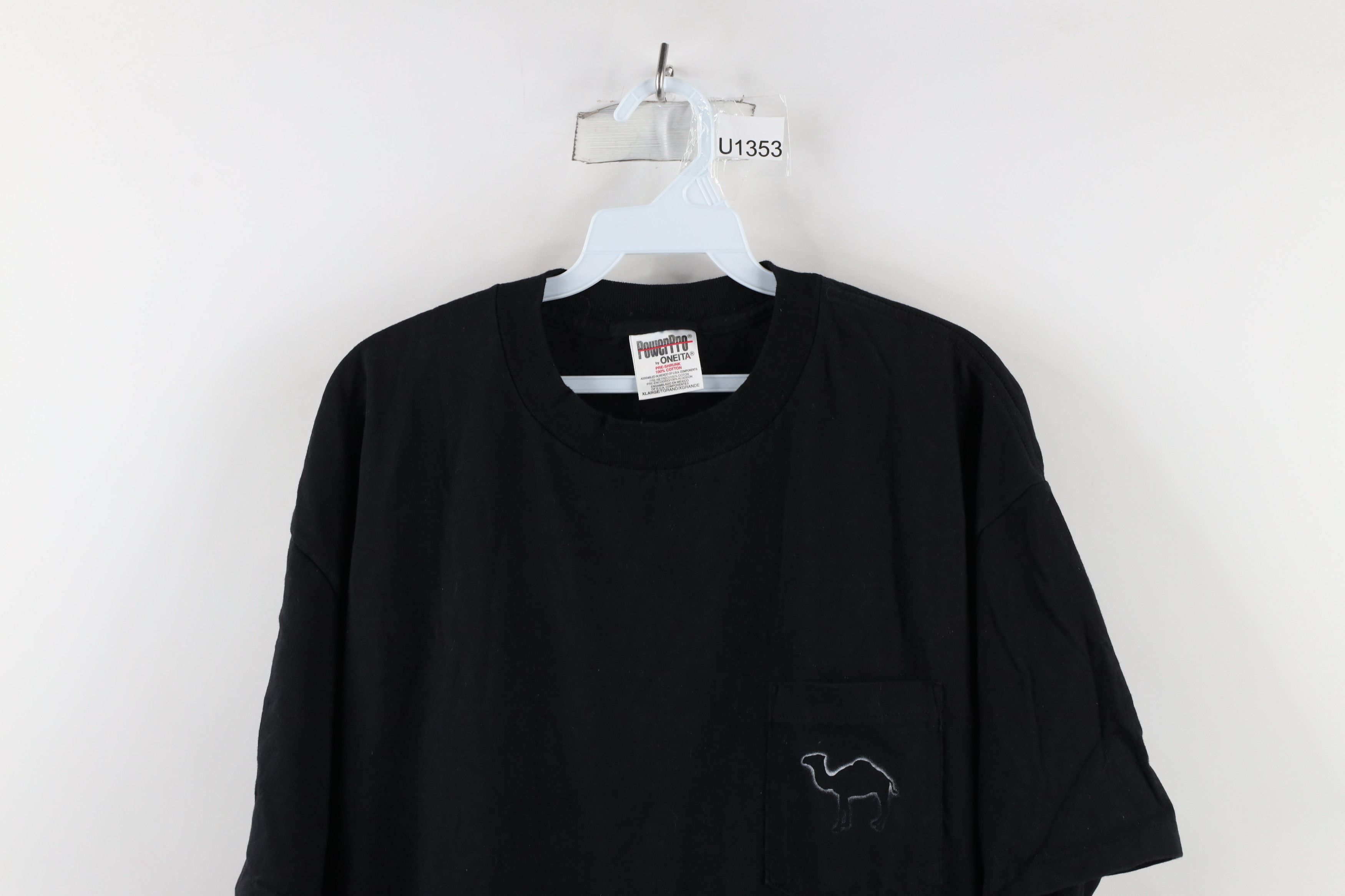 Vintage Vintage 90s Camel Cigarettes Double Sided Pocket T-Shirt Size US XL / EU 56 / 4 - 2 Thumbnail