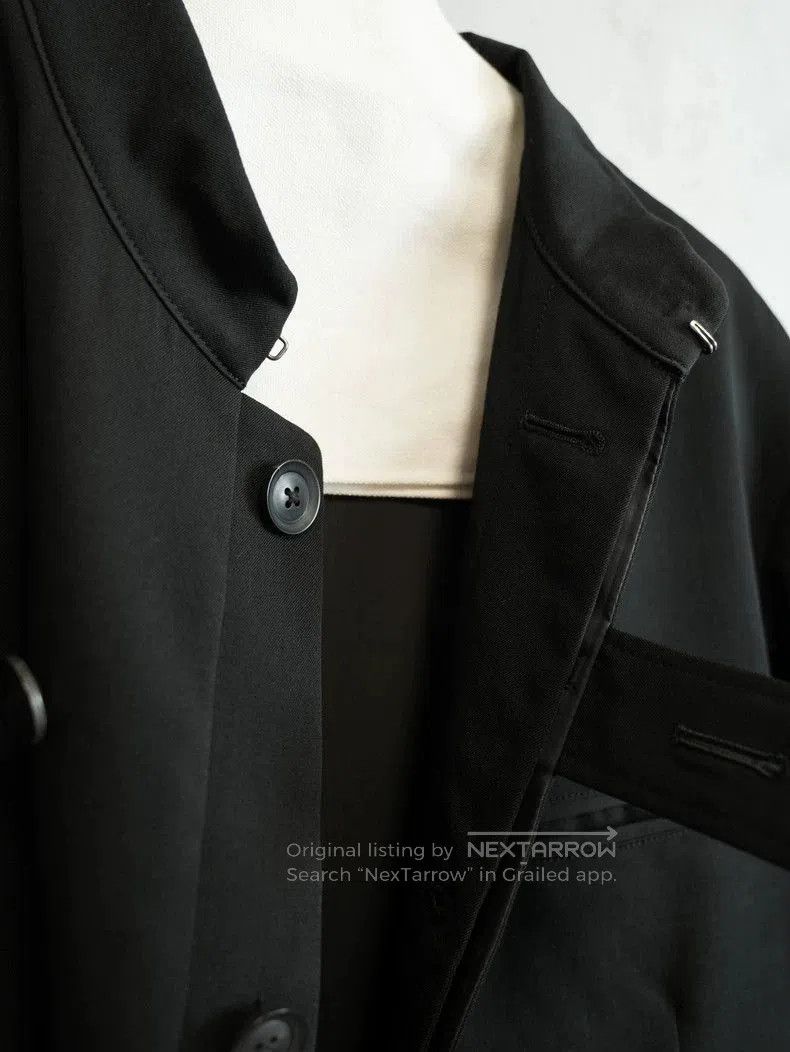 Yohji Yamamoto Yohji Yamamoto Wool Jacket with Hidden Buttons. Size US M / EU 48-50 / 2 - 4 Thumbnail