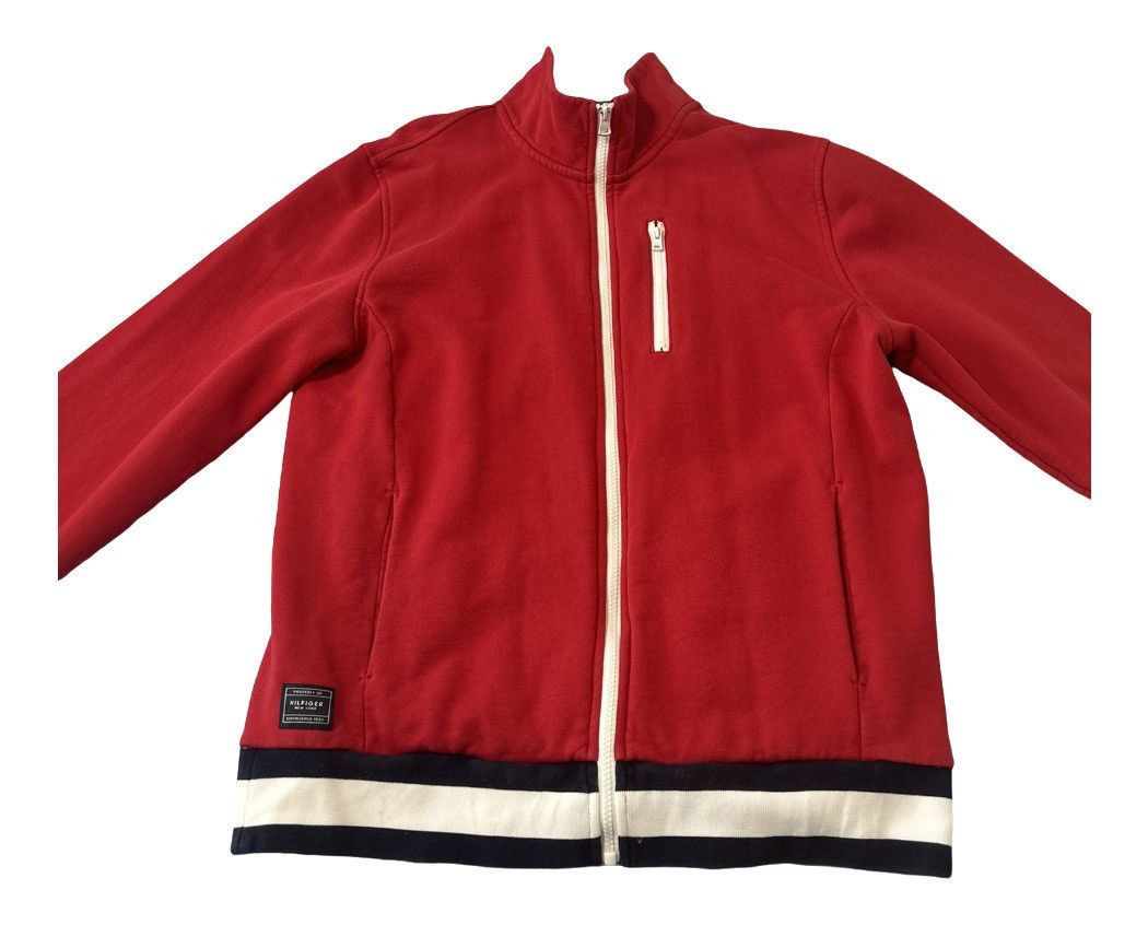 image of Vintage Sport Tommy Hilfiger Jacket in Red, Men's (Size Large)