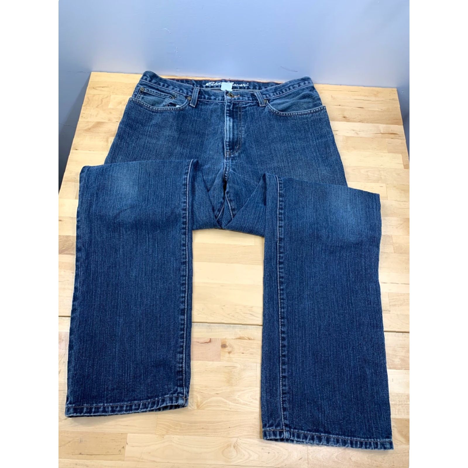 Eddie Bauer Eddie Bauer Denim Jeans Blue Mens 34x33 Relaxed Fit Loose #5957 Size US 34 / EU 50 - 2 Thumbnail