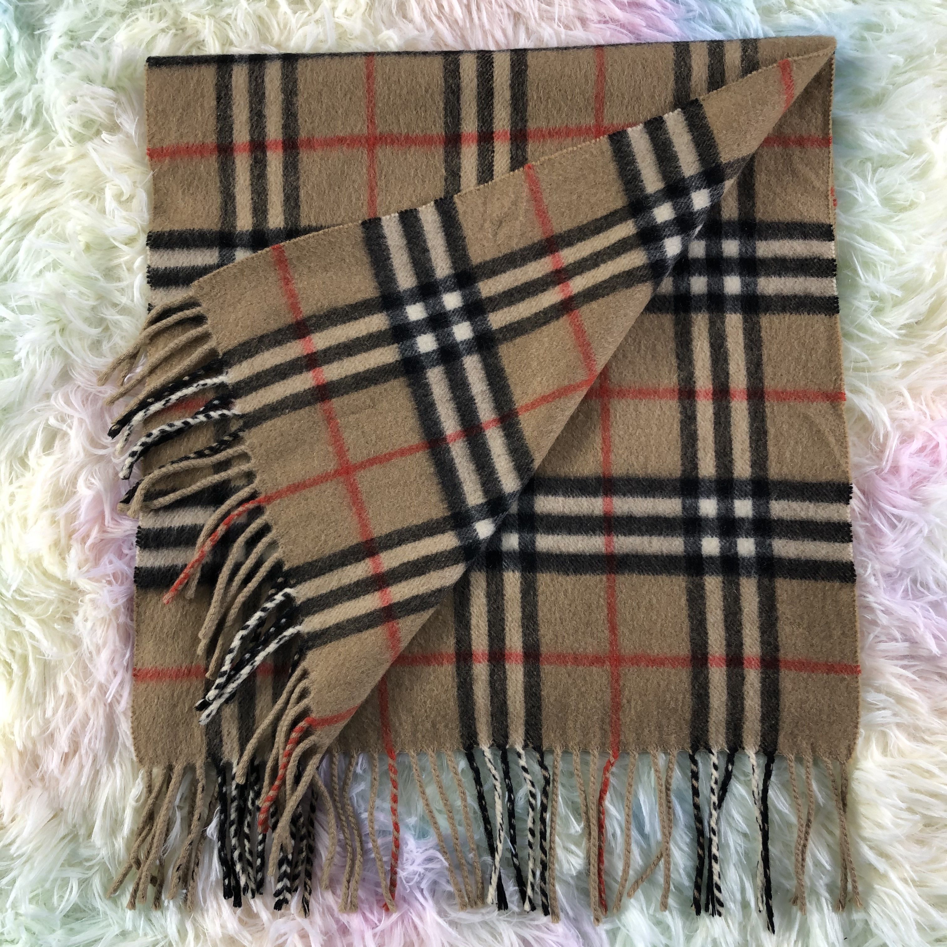 Burberry × Vintage Burberry Scarf / Muffler / Neckwear - KM227 Size ONE SIZE - 6 Thumbnail