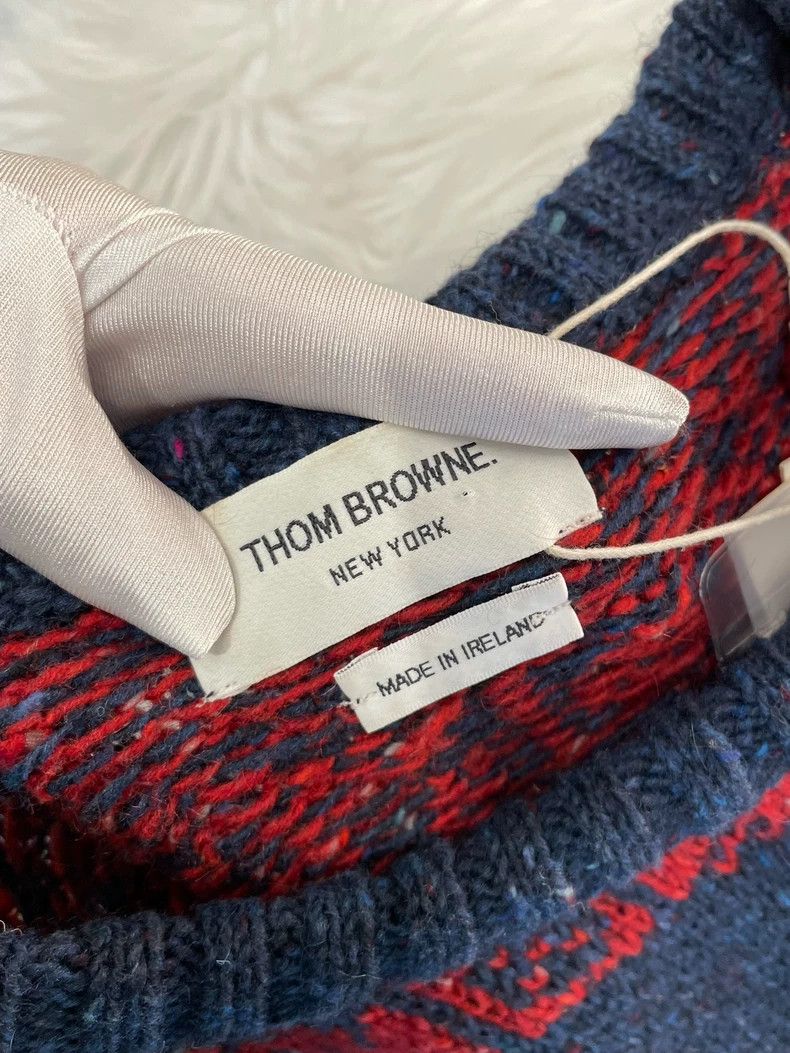 Thom Browne Thom Browne Floral wool sweater Size US XS / EU 42 / 0 - 3 Thumbnail