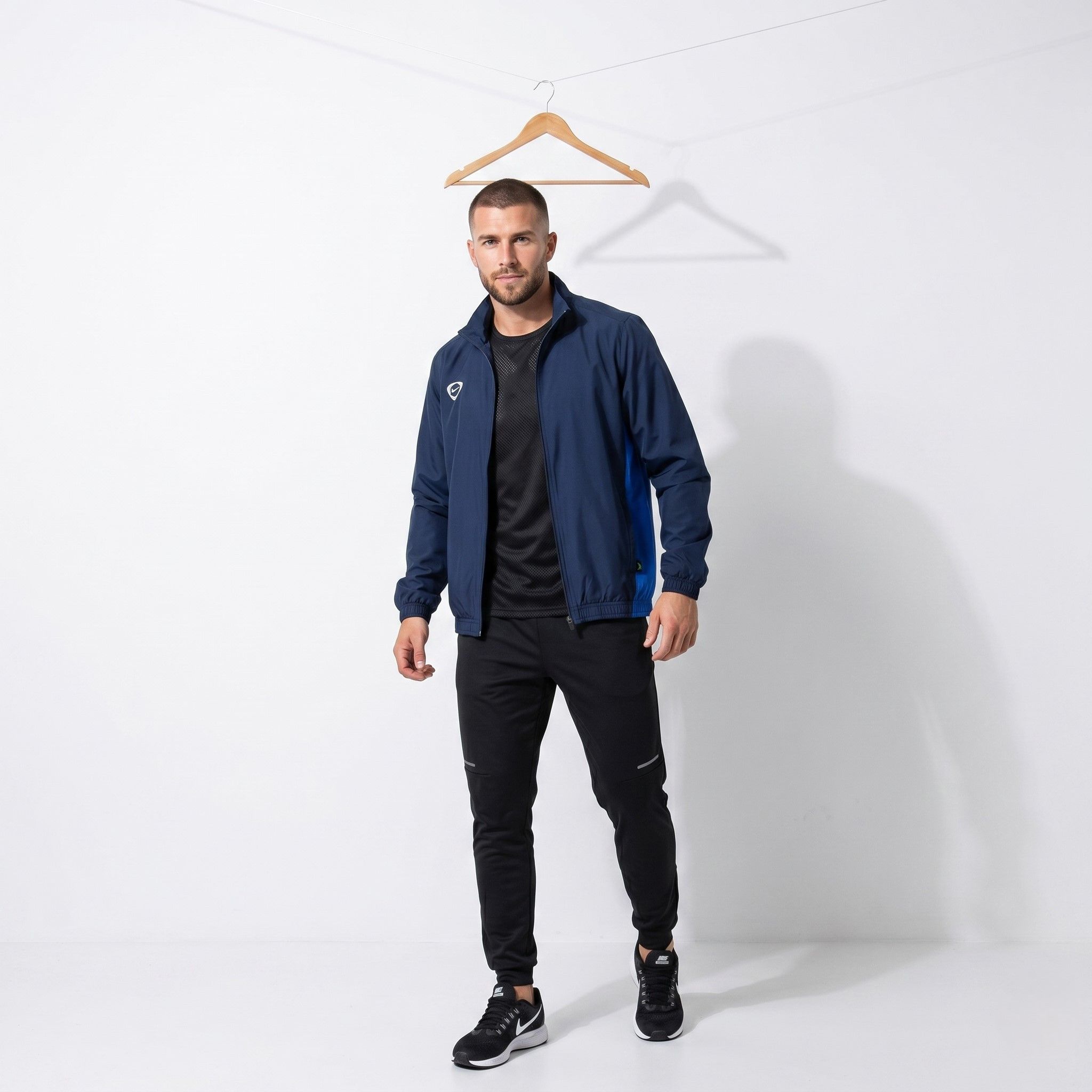 Nike Nike Men M 178 Jacket Navy Training 0698 Size US M / EU 48-50 / 2 - 1 Thumbnail