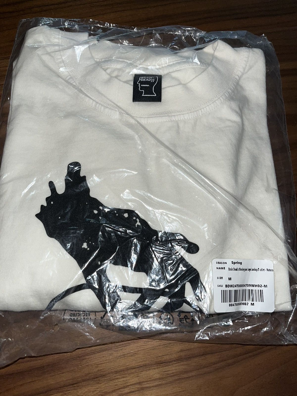 Brain Dead Jordan Peele Brain Dead x Monkeypaw Logo Lockup T Shirt Size US M / EU 48-50 / 2 - 4 Thumbnail