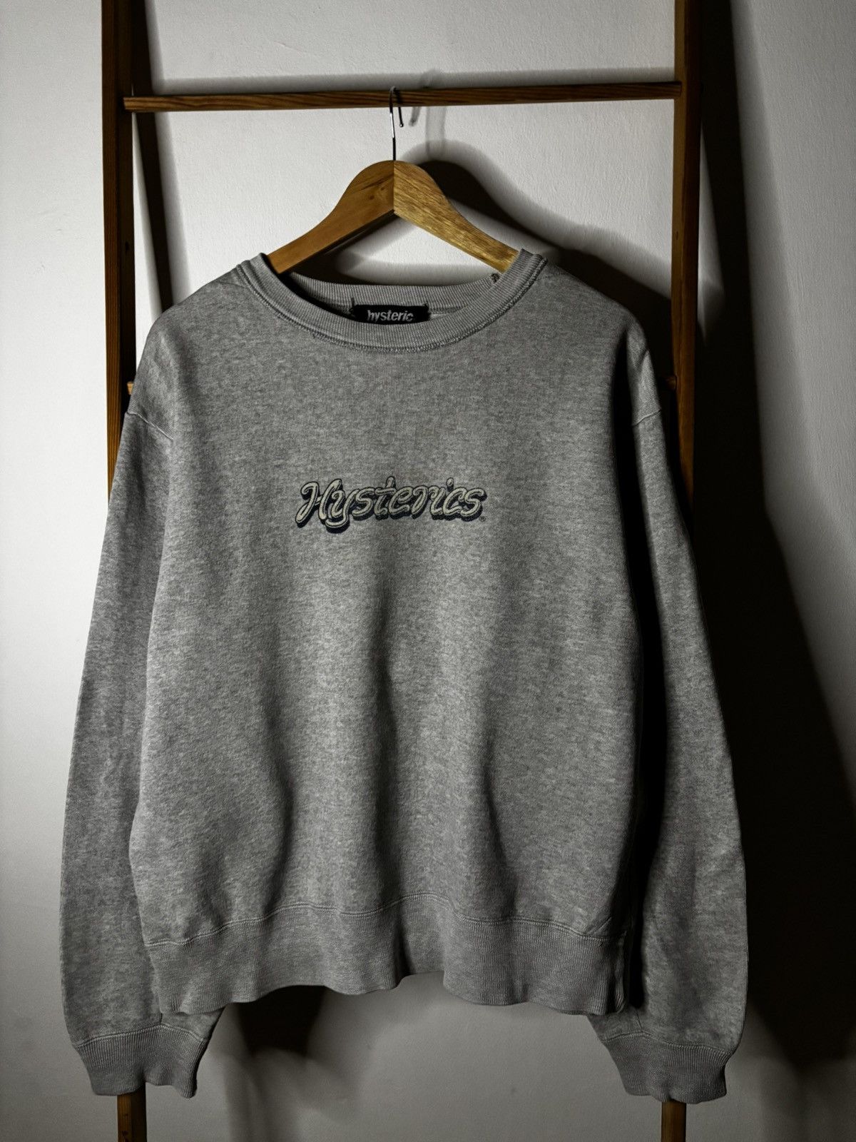 Designer × Hysteric Glamour Vintage 90s Hysteric Glamour Font Logo Sweatshirt Size US XL / EU 56 / 4 - 1 Thumbnail
