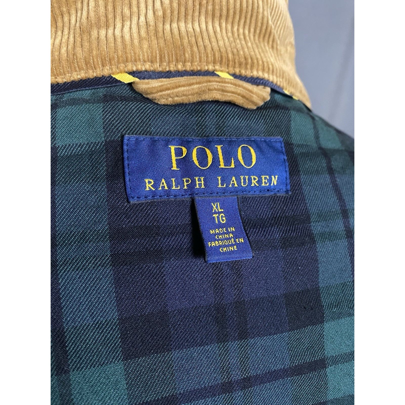 Ralph Lauren MINT! Polo Ralph Lauren Men's Beige Brown Corduroy Bomber Ja Size US XL / EU 56 / 4 - 13 Thumbnail