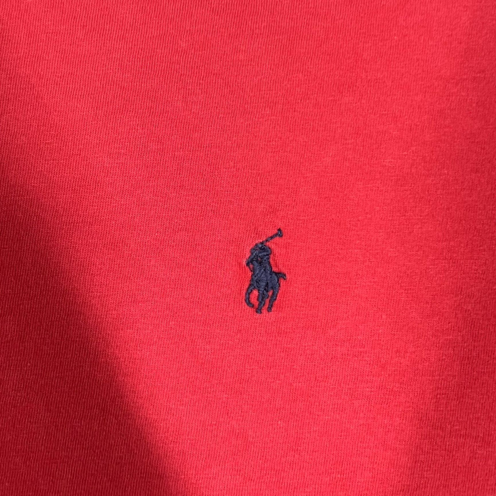 Ralph Lauren VINTAGE Polo Ralph Lauren Red Shirt Mens XL Navy Embroidered Pony Logo Size US XL / EU 56 / 4 - 3 Thumbnail