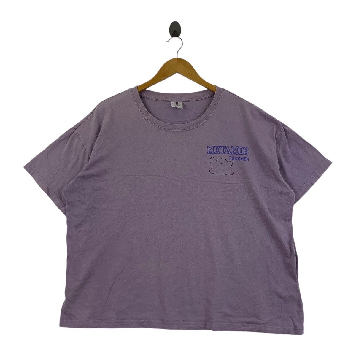 Pokemon POKEMON METAMON Pocket Monster Baggy Tee Shirt Size 3XL / US 20-22 - 1 Thumbnail
