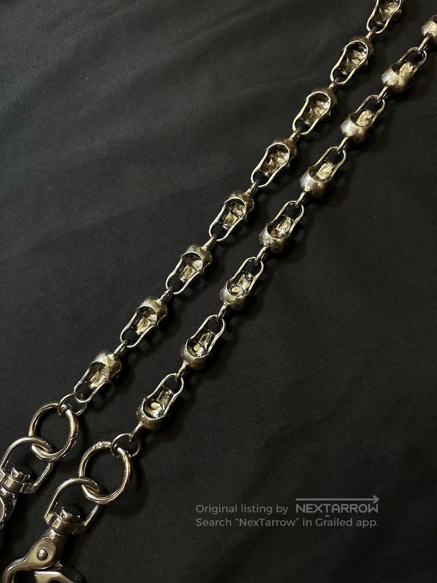 Vintage vintage skull chain accessory from 90s japan. Size ONE SIZE - 7 Thumbnail