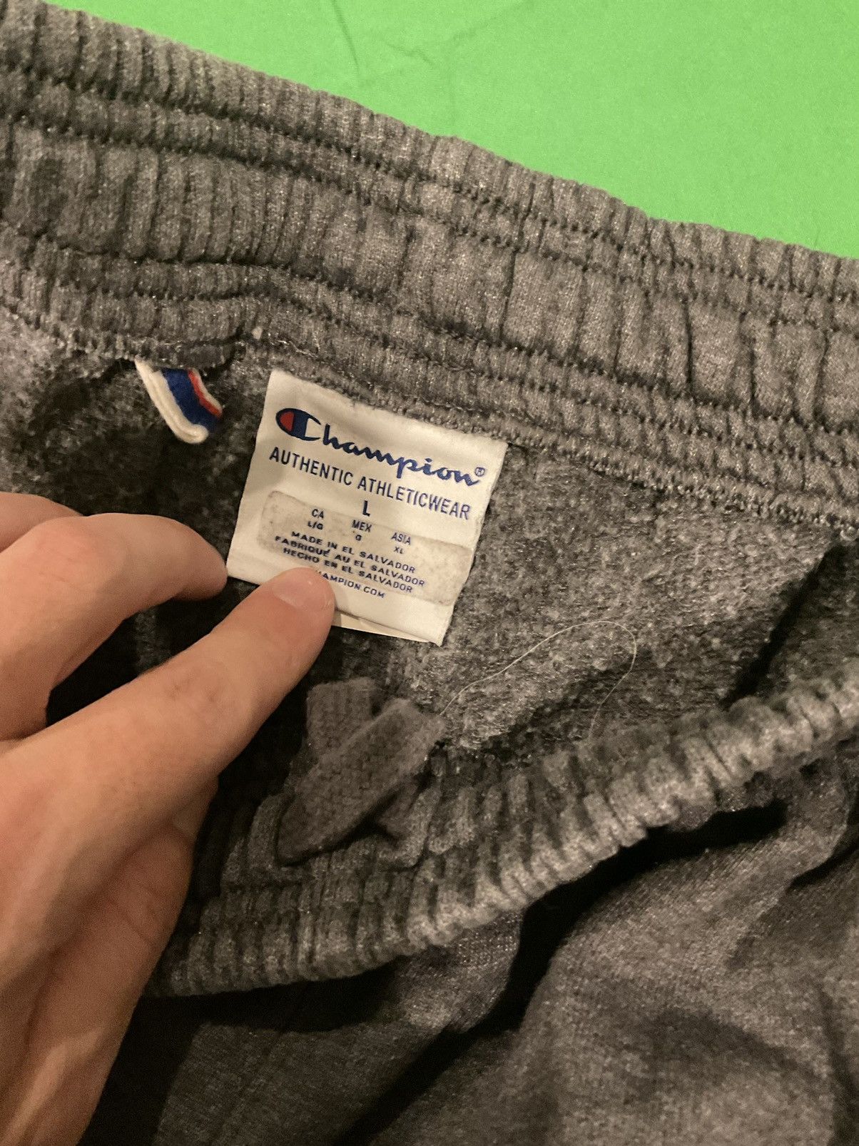 Champion × Vintage Vintage Grey Champion sweatpants Size US 32 / EU 48 - 2 Thumbnail