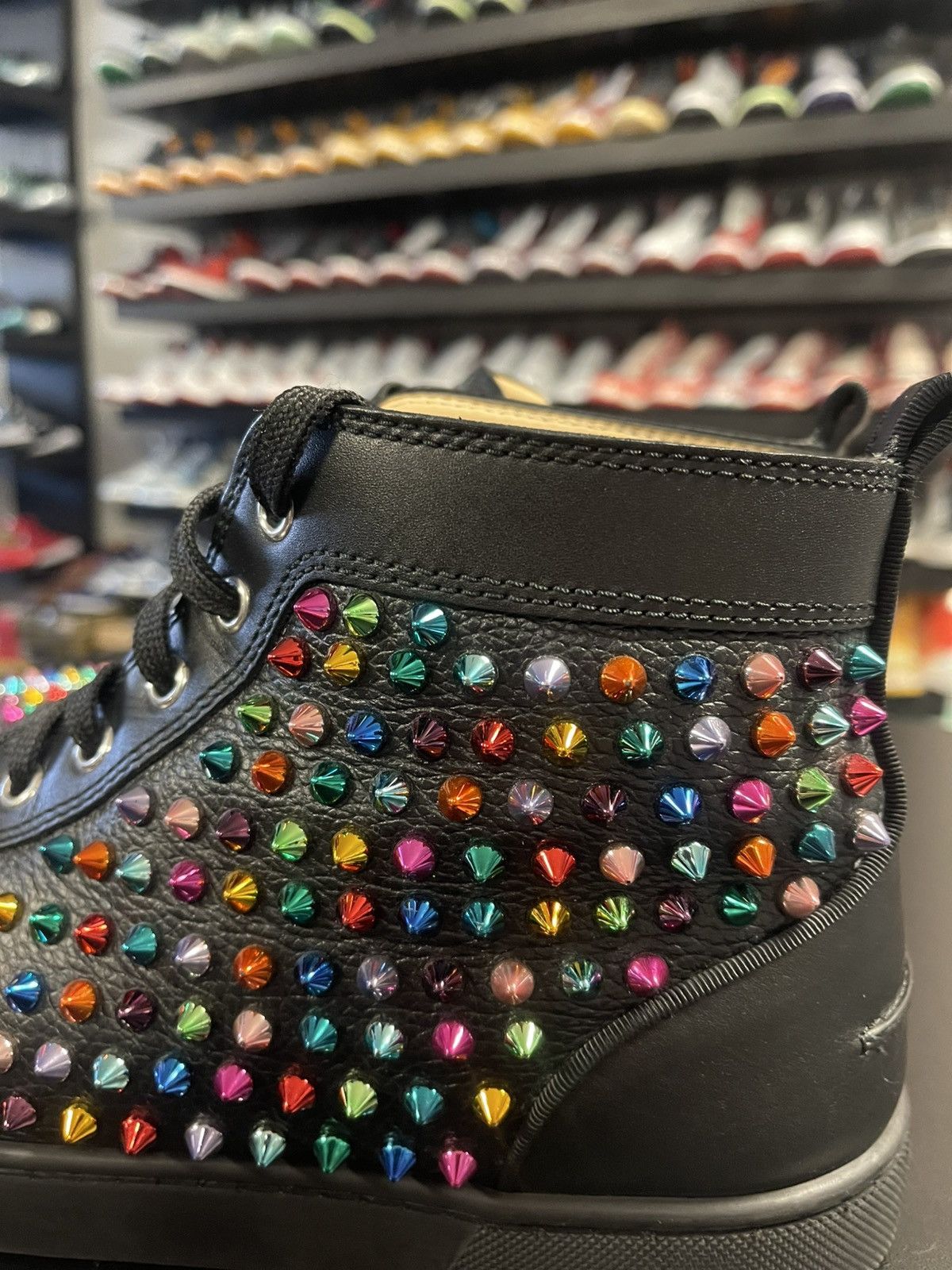 Christian Louboutin Size 8/41EU - Christian Louboutin Multi Color Spikes Size US 8 / EU 41 - 5 Thumbnail