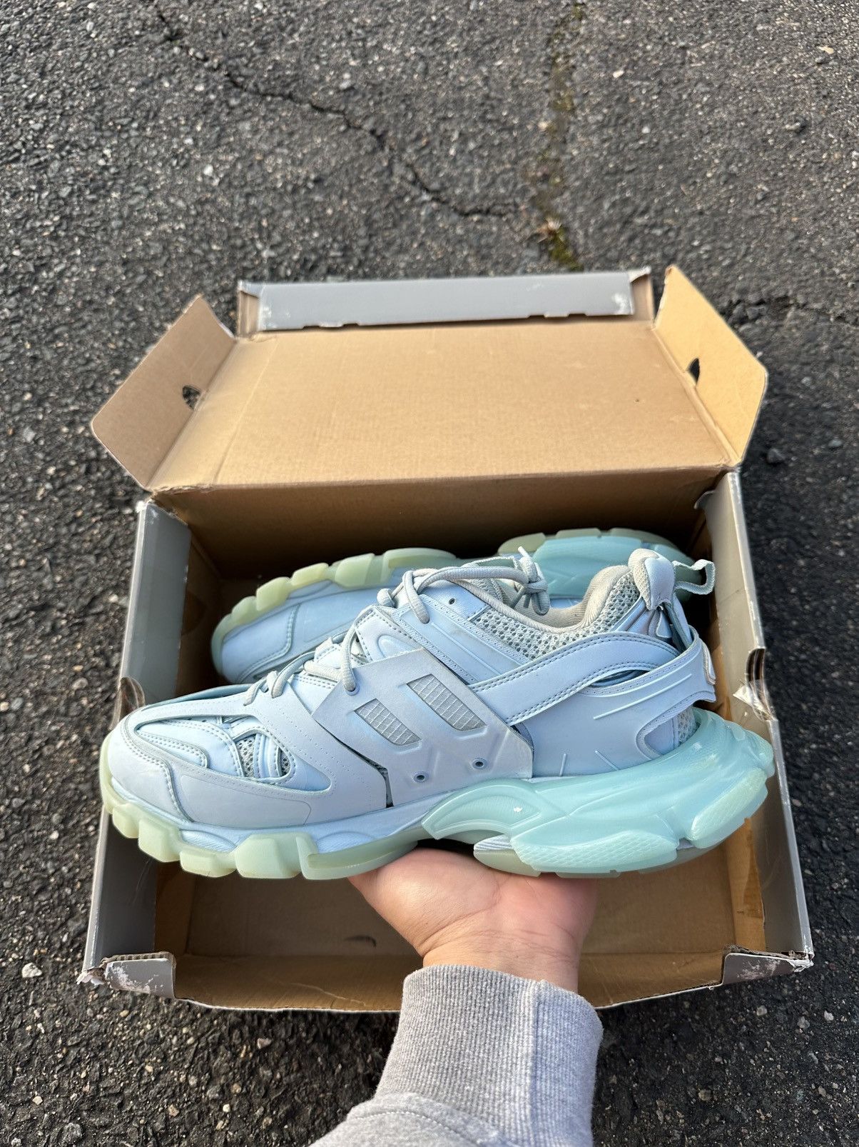 Balenciaga Balenciaga Track Blue Gel Size US 11 / EU 44 - 3 Thumbnail