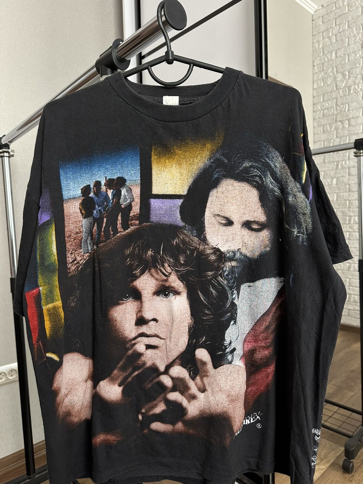 Band Tees Jim Morrison Hotel The Doors Vintage Band T-Shirt Tee 90s Size US M / EU 48-50 / 2 - 4 Thumbnail