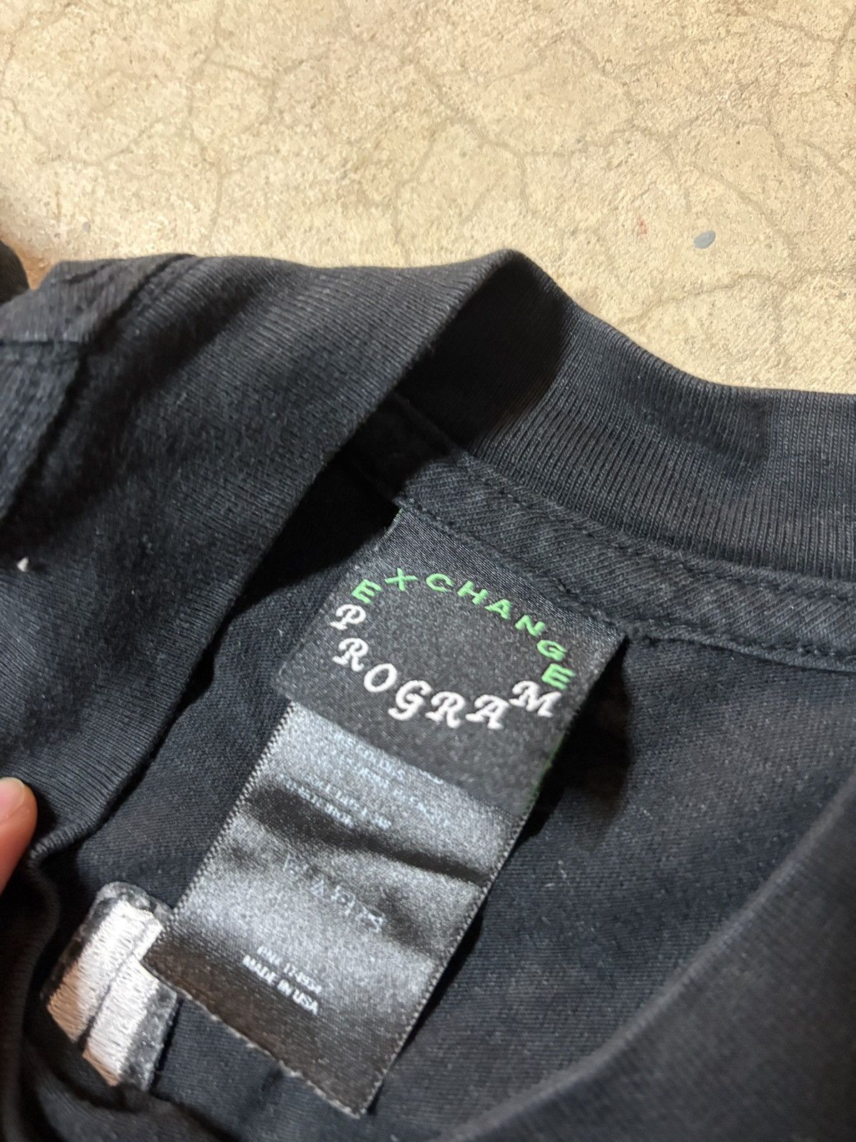 A Ma Maniere A Ma Maniere x Exchange Program Made In USA Tee Shirt Black Size US L / EU 52-54 / 3 - 5 Thumbnail
