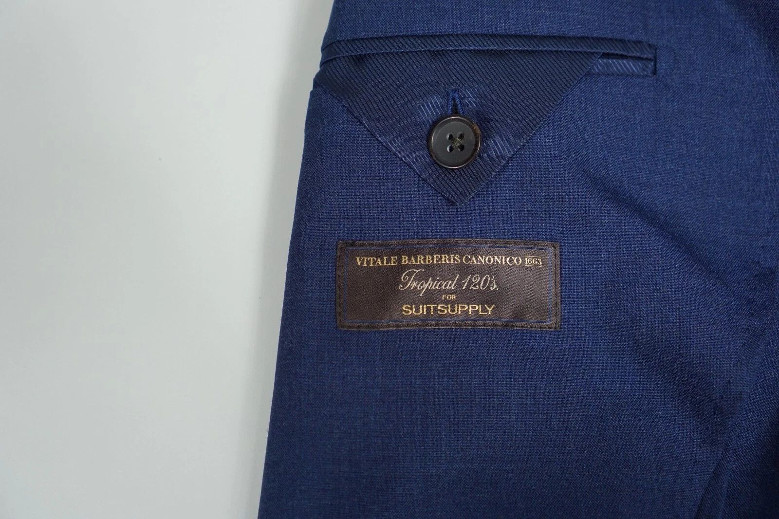 Suitsupply Men Suitsupply Blazer Havana Patch Wide Label FL S120 US38 Size 38R - 7 Thumbnail