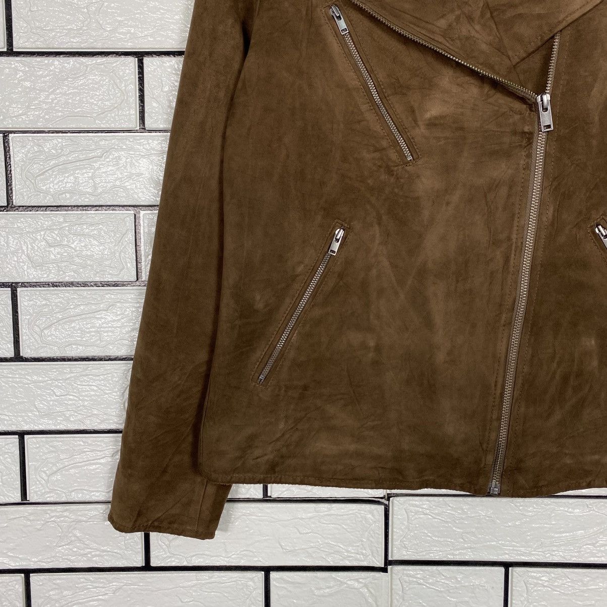 Japanese Brand 📌Biker Velvet Jacket Uniqlo Issey Miyake Double Collar Size US M / EU 48-50 / 2 - 5 Thumbnail