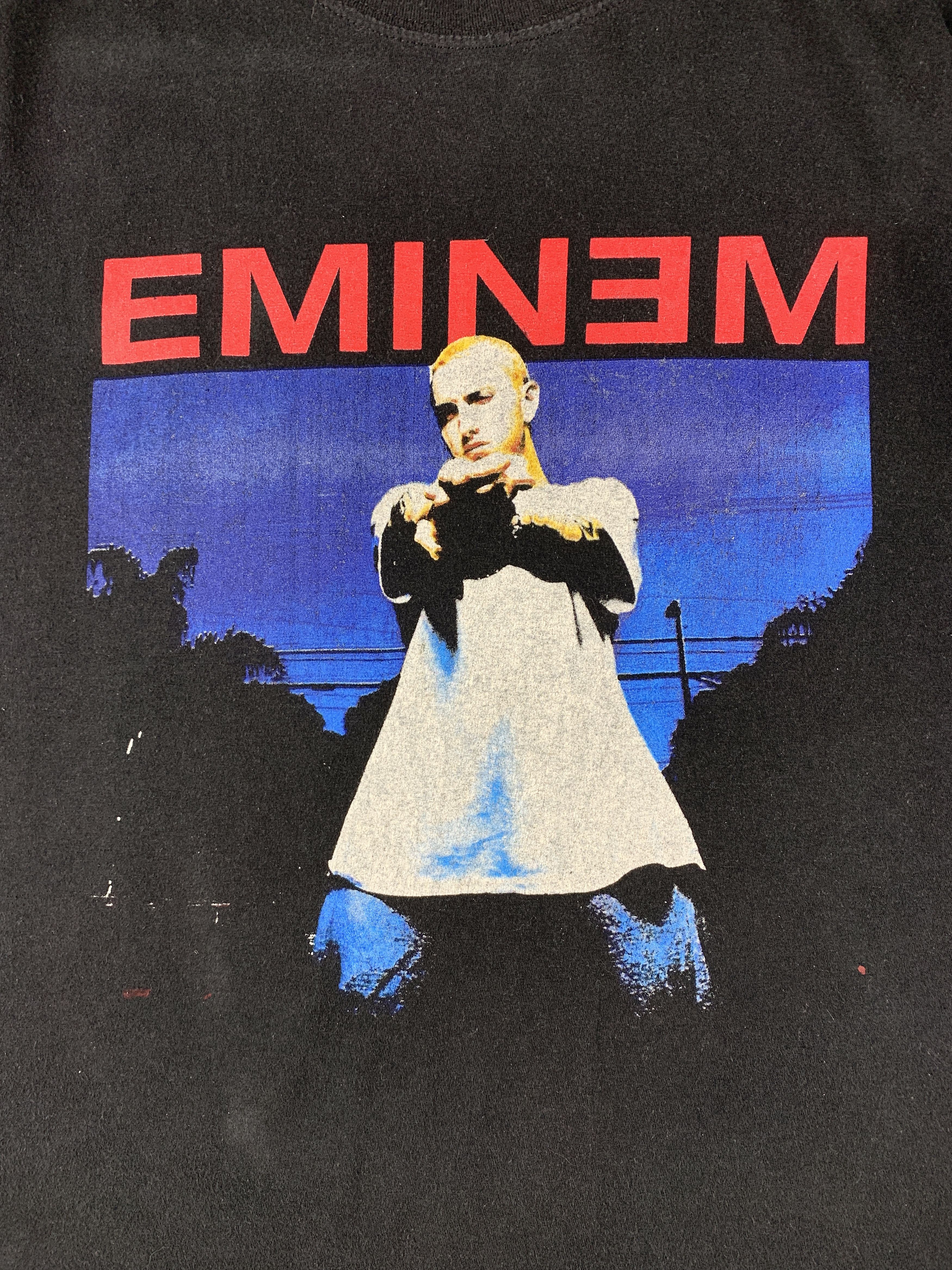Band Tees Vintage Eminem Slim Shady Rap Tees T-Shirt L-XL Oversized Size US XL / EU 56 / 4 - 4 Thumbnail
