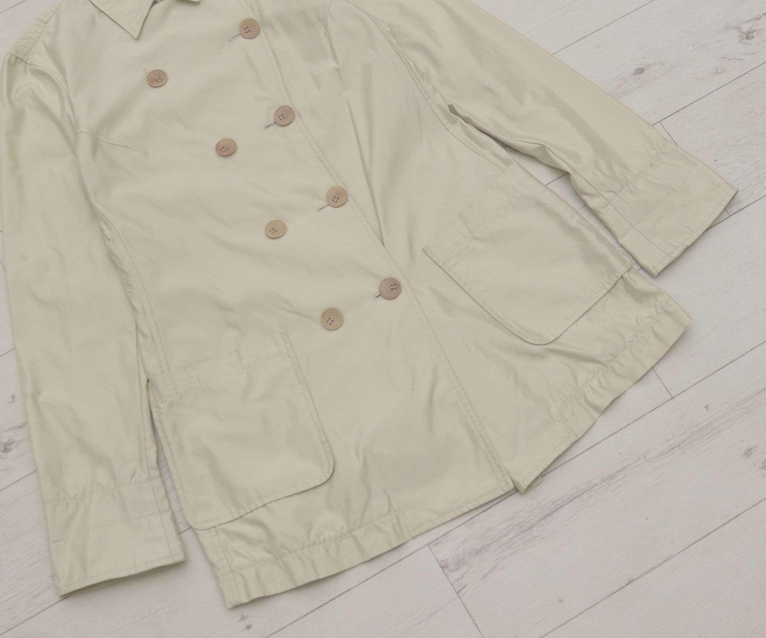Armani × Giorgio Armani Vintage Rare Armani Collezioni Trench Rain Coat Jacket Size M / US 6-8 / IT 42-44 - 3 Thumbnail