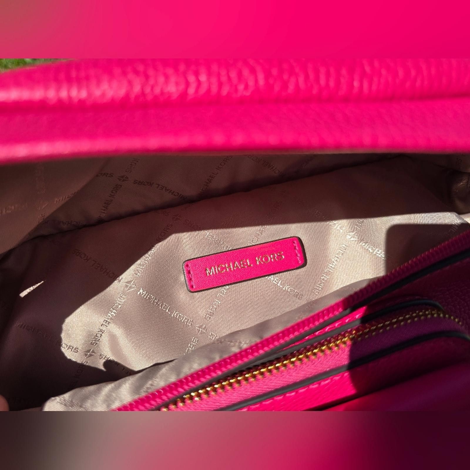 Michael Kors Michael Kors Pink Maisie Large Pebbled 2-in-1 Sling Pack Size ONE SIZE - 11 Thumbnail